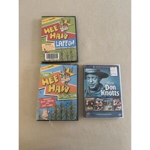 Lot 3 New Sealed DVDs Hee Haw Collection Laffs Don Knotts 4 Movie Set Vintage TV